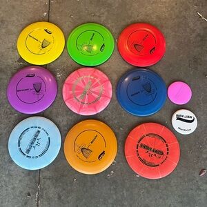 Colorful Disc Golf Set